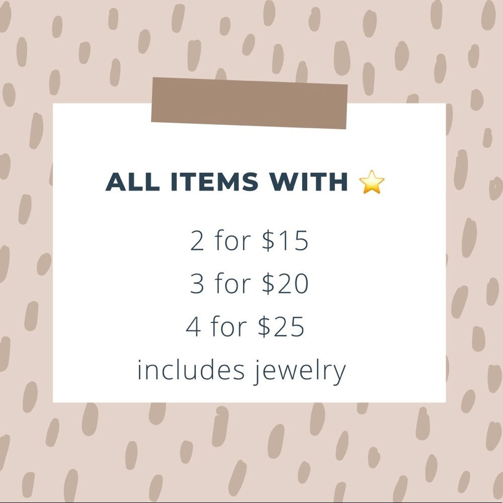 All jewelry included in this deal